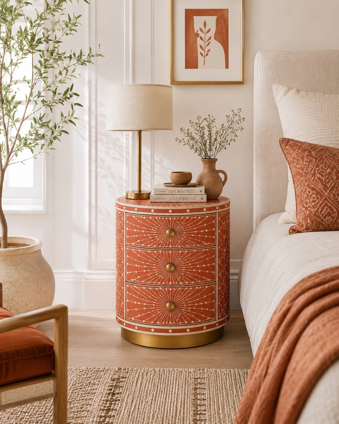 Orange inlay